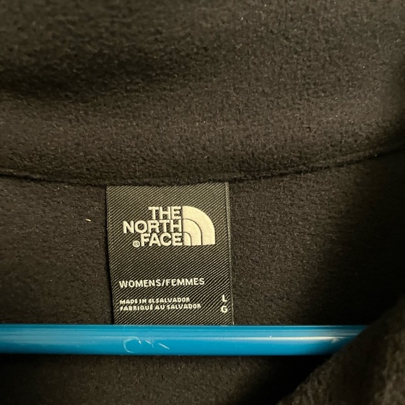 Black North Face Quarter Zip Pullover - Picture 3 of 3